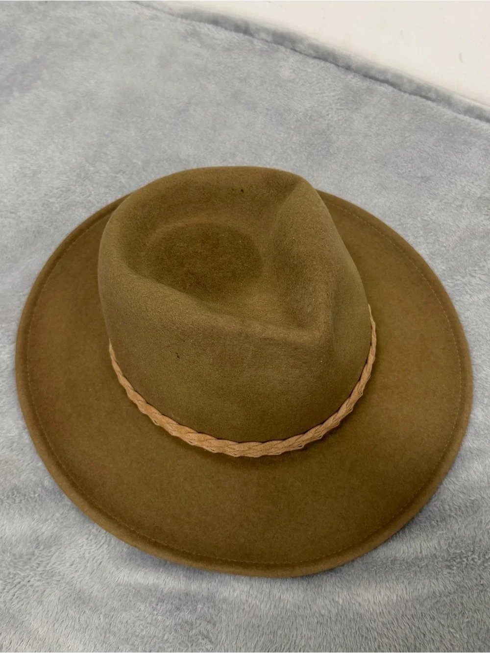 Vintage Orvis Bucket Hat Men's Small Brown 100% Wool Outdoor Fishing Fedora USA